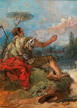 乔瓦尼·多梅尼科·蒂波罗，《老大师2》` by Giovanni Domenico Tiepolo
