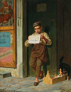 弗兰兹·沙姆斯，19世纪的绘画。c。` by 
										Franz Schams
