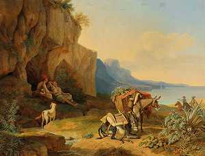 卡尔·威廉·冯·海德克，《19世纪的绘画》。 by 
										Carl Wilhelm von Heideck
