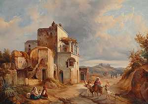 19世纪的绘画。c。` by 
										Consalvo Carelli