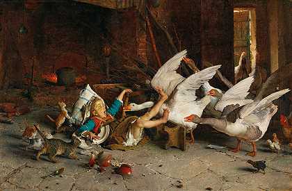 盖塔诺·基耶里西，《19世纪的绘画》。 by Gaetano Chierici