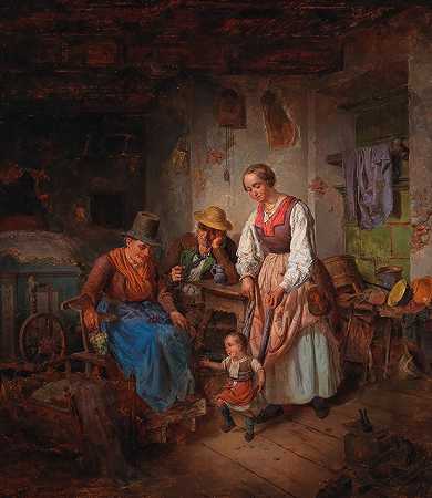 Eduard Ritter，19世纪的绘画。` by Eduard Ritter