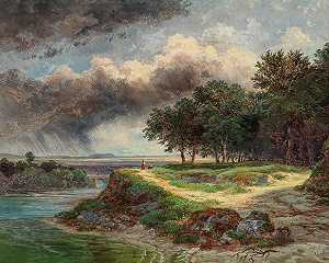 威廉·斯坦菲尔德，19世纪的绘画。` by 
										Wilhelm Steinfeld