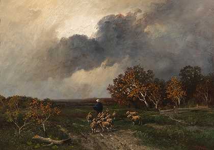 阿道夫·考夫曼：19世纪的绘画。` by Adolf Kaufmann