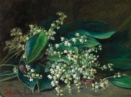 玛丽·伊丽莎白·莫里茨·吕本，19世纪的绘画。` by Marie Elisabeth Moritz-Lübben