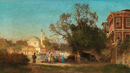 法比尤斯·日尔曼·布雷斯特，19世纪的画作。 by Fabius Germain Brest