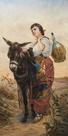 真的。意大利画家，《华盛顿特区》，1900年` by Wahrsch. italienischer Maler, u.d.J. 1900