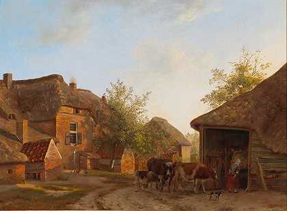 安德里斯Cz。维曼，19世纪的绘画。 by Andries Cz. Wiemans