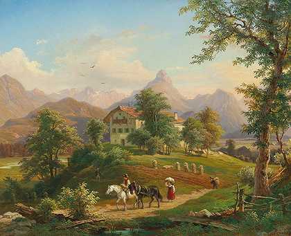 弗兰兹·泽弗·莱因霍尔德：19世纪的绘画。 by Franz Xaver Reinhold