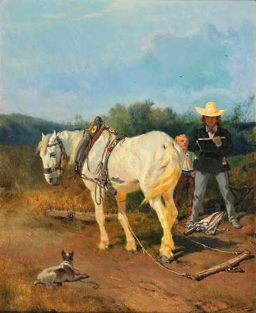 弗兰兹·安东·斯特拉格施万特纳：19世纪的绘画。 by Franz Anton Straßgschwandtner