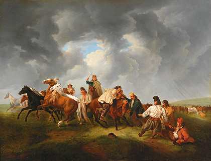 奥托·斯托茨认为19世纪的绘画。 by Otto Stotz zugeschrieben/attributed