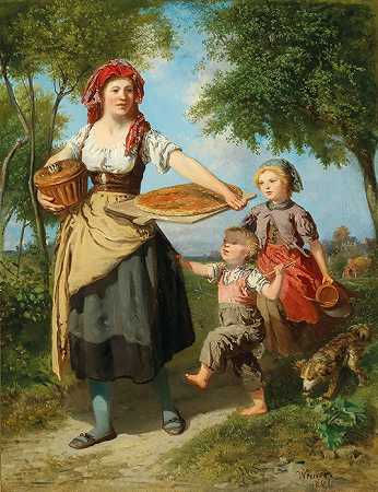 赫尔曼·沃纳：19世纪的绘画。 by Hermann Werner