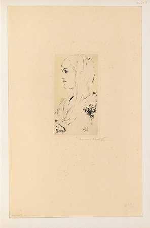 赫诺普夫` by Fernand Khnopff