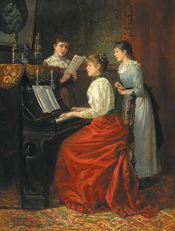 威廉·弗里登伯格：19世纪的绘画。 by Wilhelm Friedenberg