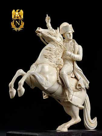 拿破仑·波拿巴骑马，皇家宫殿和历史博物馆` by Napoleon Bonaparte zu Pferd,