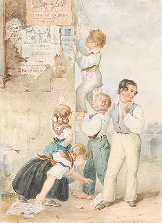 威利博尔德·里克特，1900年前的大师画作和版画，水彩画，微缩画` by Willibald Richter