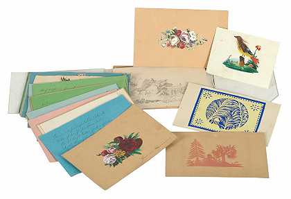 收集家谱表。1900年前的主要图纸和印刷品，水彩画，微型画` by Sammlung von Stammbuchblättern