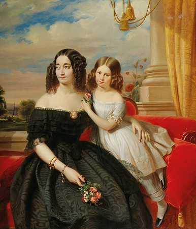雅各布斯·约瑟夫·埃克霍特：《19世纪的绘画》。 by Jacobus Joseph Eeckhout