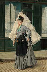 朱尔斯·埃米尔·萨廷《19世纪的绘画》。 by 
										Jules Emile Saintin
