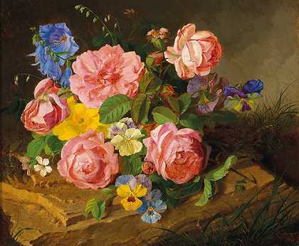 Antal Jozsef Strohmayer，19世纪的绘画作品。 by Antal Jozsef Strohmayer