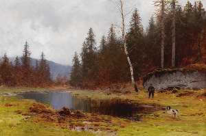 19世纪的绘画。 by 
										Ludvig Skramstad