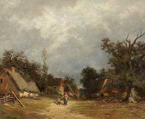 朱尔斯·杜普，19世纪的绘画。 by 
										Jules Dupre