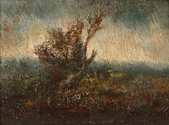西奥多·卢梭，19世纪的绘画。 by Theodore Rousseau
