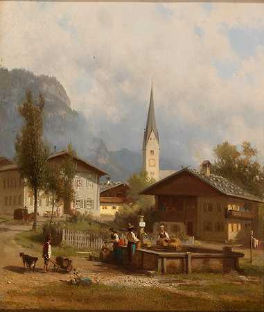 阿诺德·米尔曼，19世纪的绘画。 by Arnold Meermann