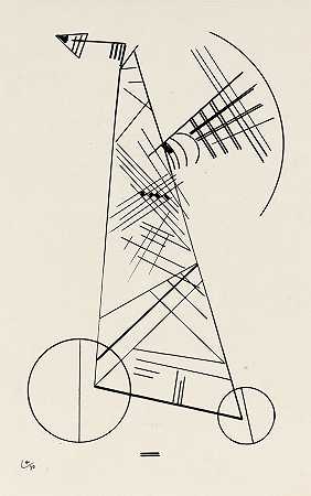 无标题，1930年。 by Wassily Kandinsky