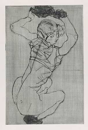 考林，1914年。 by Egon Schiele