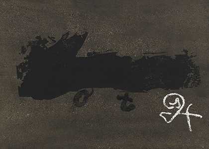 笔触，1991年。 by Antoni Tàpies