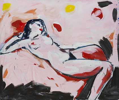 粉红裸体，1982年。 by Luciano Castelli