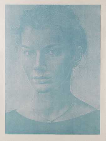 多丽丝，1989年。 by Franz Gertsch