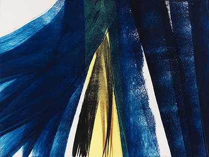 P25-1977-H20，1977年。 by Hans Hartung