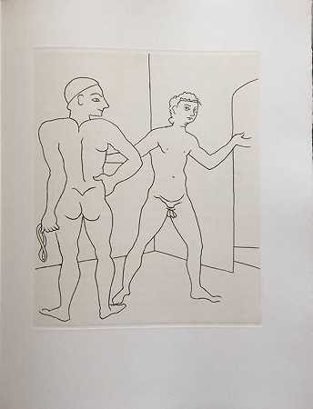 情色男性裸体——20世纪勒萨蒂里孔的蚀刻画 by André Derain