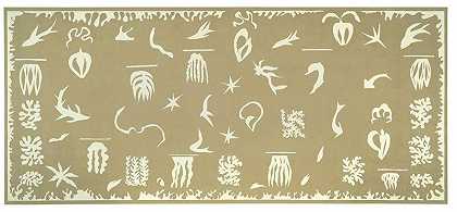 大洋洲，拉梅尔（大洋洲，大海），1946/47 by Henri Matisse