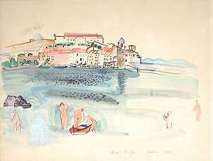 科利奥尔，1941年 by Raoul Dufy