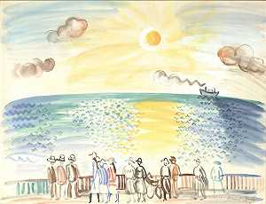 勒阿弗尔 by Raoul Dufy