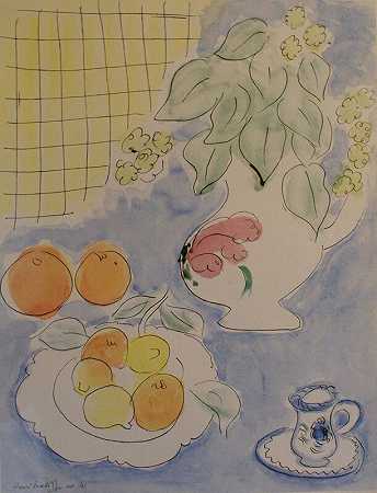 静物画，1945年 by Henri Matisse