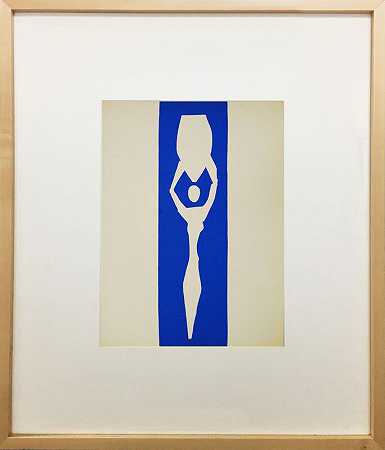1958年的《女性安非拉》（有安非拉的女人） by Henri Matisse