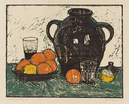 黑暗的罐子，1917年。 by Wilhelm Laage