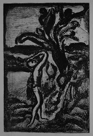 Ubu神父的转世：Frontispiece，1918年 by Georges Rouault