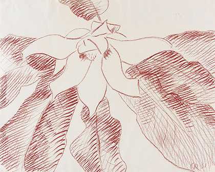 木兰花，1931年。 by Christian Rohlfs