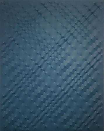 蓝色表面，1989年 by Enrico Castellani