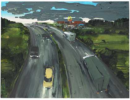 免下车（高速公路III），2000年。 by Sven Kroner