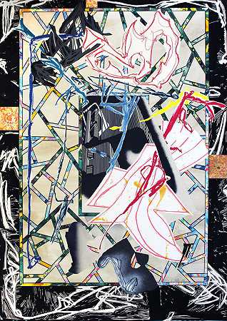 1985年至1989年的《反对者》 by Frank Stella