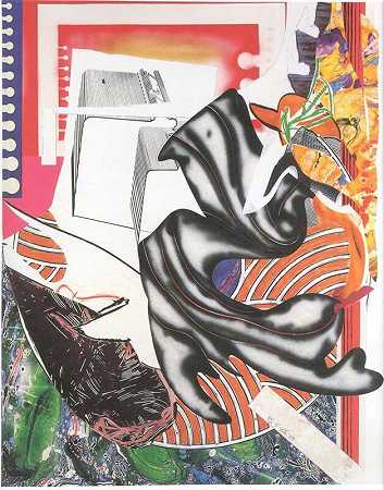 《白鲸》1985-1989 by Frank Stella