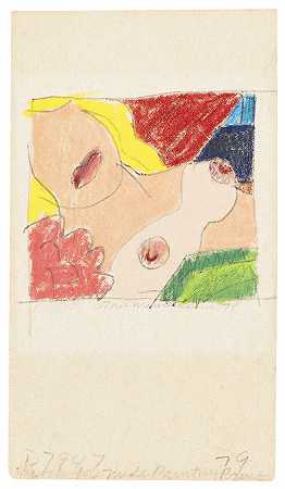 裸体素描印刷品，1979年。 by Tom Wesselmann