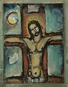 基督在十字架上还是基督，1942年 by Georges Rouault