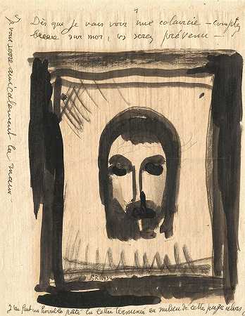 《基督的脸》，1930年 by Georges Rouault